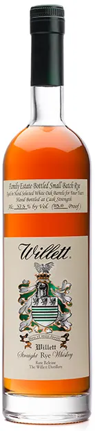 Willett Family Estate Kentucky Rye Cask Strength Whiskey 4 Year Old 750Ml 1