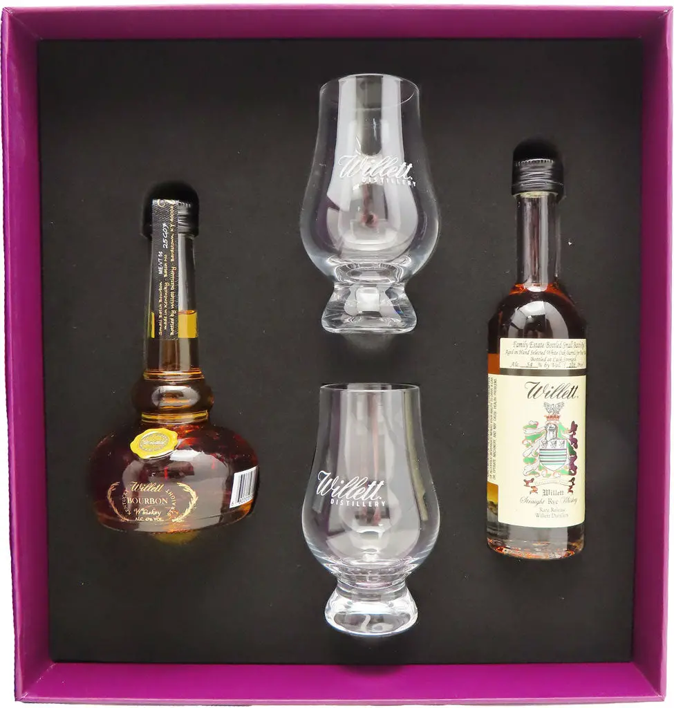 Willett Bourbon And Rye Mini Gift Set 2X50ml 1