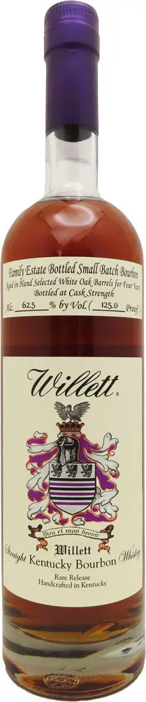 Willett Family Estate Small Batch Bourbon 4 Year Old 750Ml 1