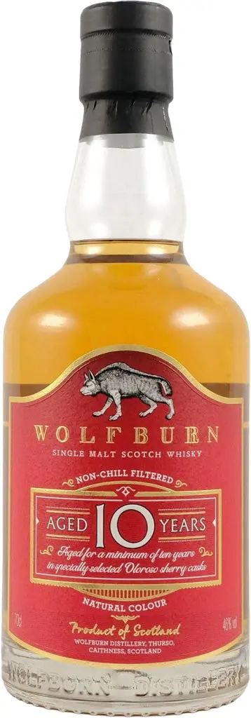 Wolfburn Single Malt Scotch Whiskey 10 Year Old 700Ml 1