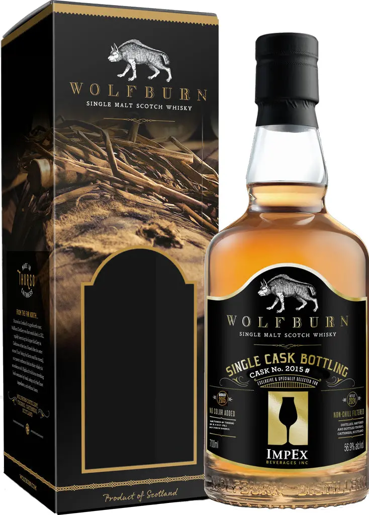 Wolfburn Single Cask No.430 Single Malt Scotch Whiskey 9 Year Old 700Ml 1