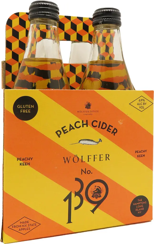 Wolffer Estate No.139 Peach Cider 4Pk 1