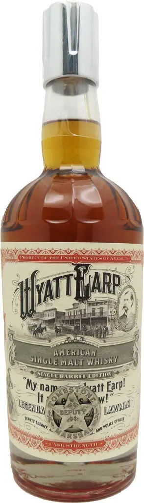 Wyatt Earp Single Barrel American Single Malt Whiskey 750Ml 1