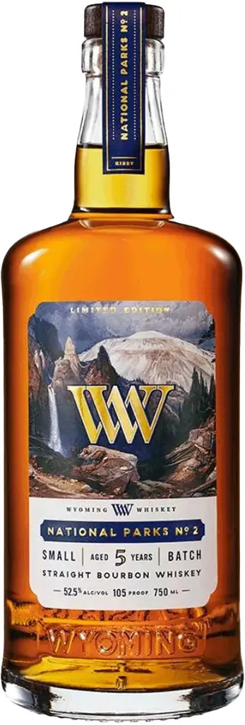 Wyoming National Parks #5 Bourbon Whiskey 5 Year Old 750Ml 1