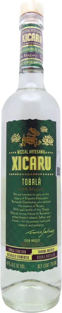 Xicaru Tobala Mezcal Artesanal 750Ml 1