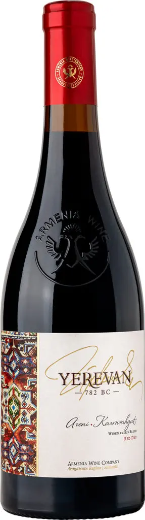 Yerevan Areni Karmrahyut Red Dry Wine 750Ml 1