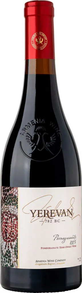 Yerevan Pomegranate Semi Sweet Wine 750Ml 1