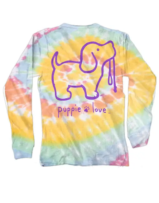 Tie Dye #2 Pup, Youth Ls 1