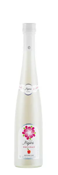 Yuki White Peach Nigori Sake 375Ml 1