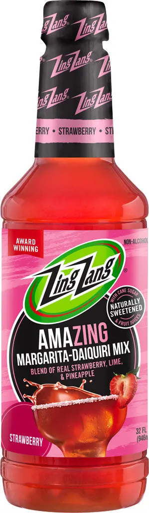 Zing Zang Strawberry Margarita Daiquiri Mix 32Oz 1