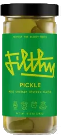 Filthy Pickle Olives 8Oz 1