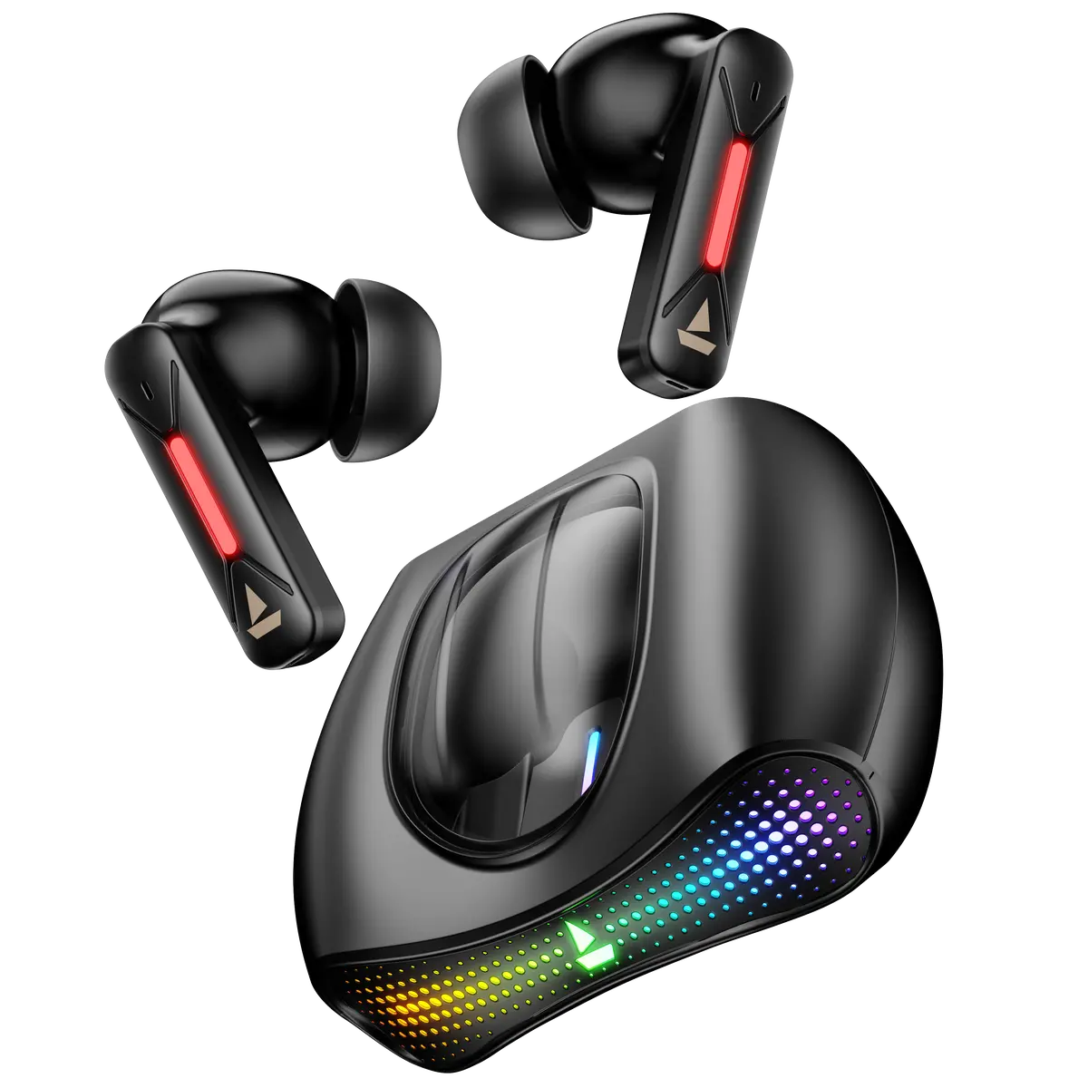 Boat Airdopes Drift | Wireless Earbdus Gaming Earbuds With 2X6mm Dual Drivers, Quad Mics With Enx™ And Iwp™ Technology, Led Lights On Charging Case 1