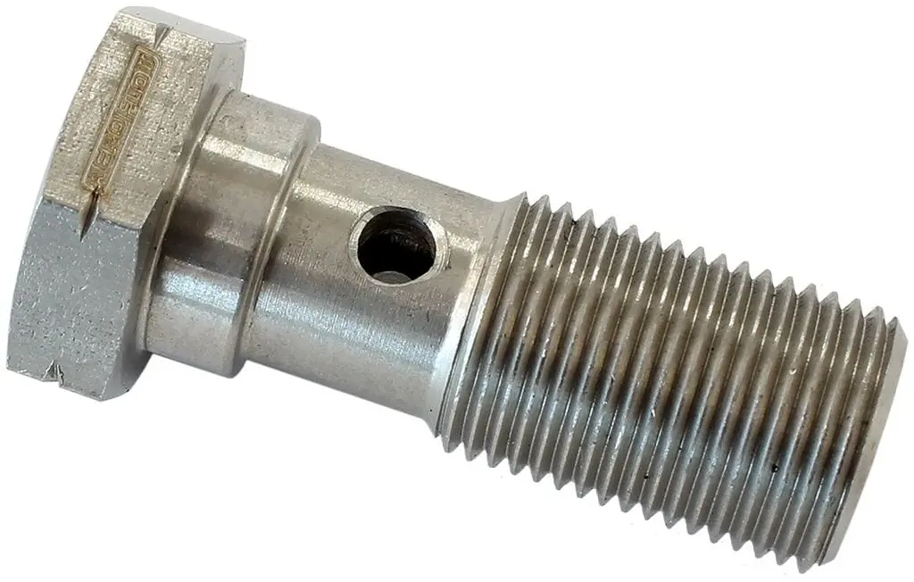 Stainless Steel Banjo Bolt Af303-04 – 7/16"-24 Thread For Brake & Clutch Lines 1