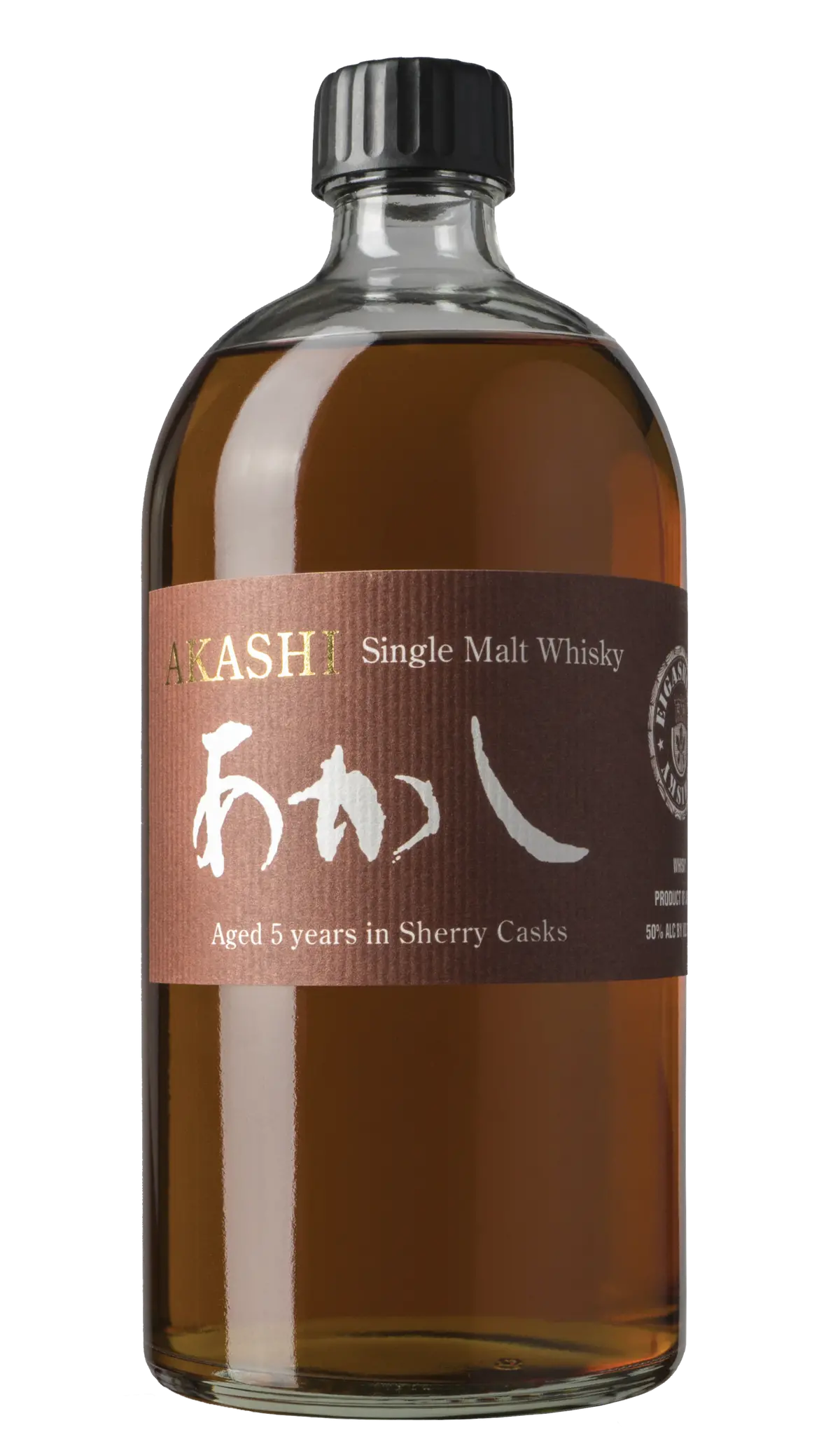 Akashi White Oak Sherry Cask Japanese Single Malt Whisky 5 Year Old 750Ml 1