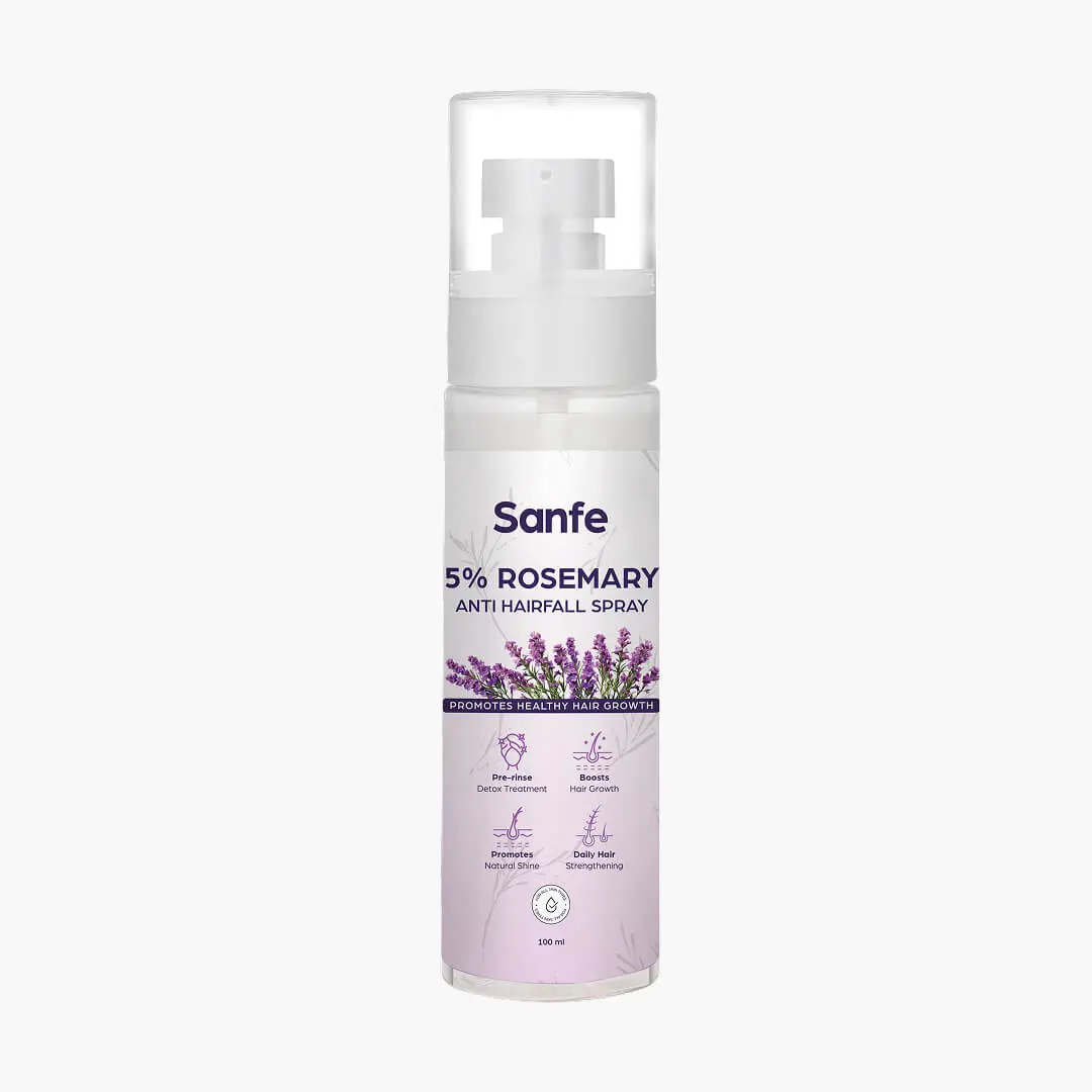 Sanfe 5% Rosemary Anti Hairfall Spray - 100Ml 1