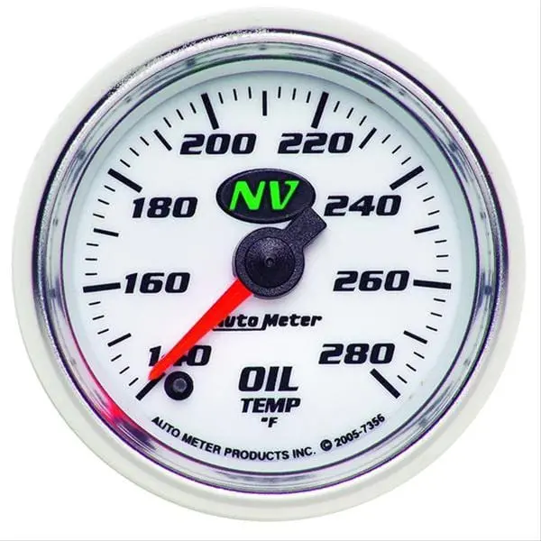 Autometer Nv Series Analog Performance Gauges – 2-1/16" Diameter (7356) 1