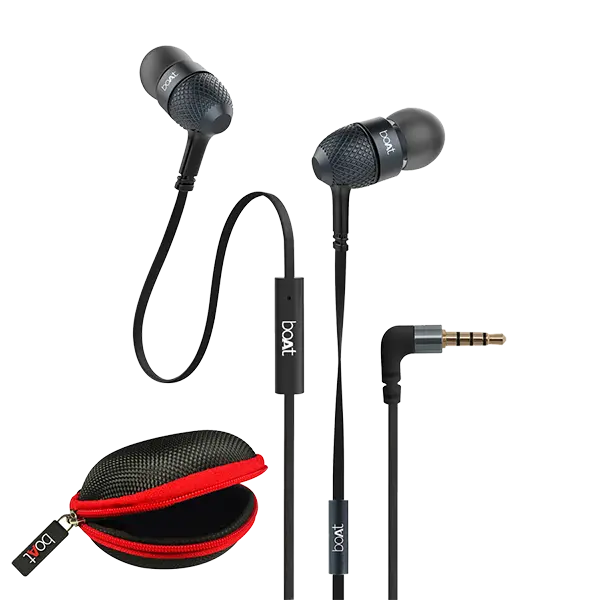 Bassheads 225 | Wired Earphone With Carry Case, Passive Noise Cancellation, Super Extra Bass 1