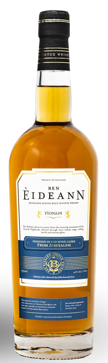 Ben Eideann Fionain Jerusalem Red Wine Cask Single Malt 750Ml 1