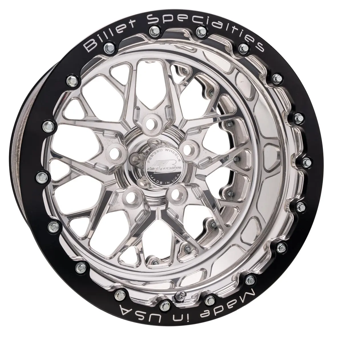Billet Specialties Rdb07512L6540 Polished Billet Wheel – 17X7, 5X4.5, Deep Dish Design 1