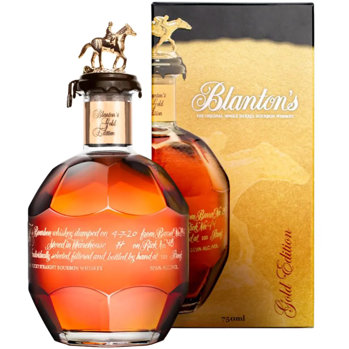 Blanton's Single Barrel Gold Edition Kentucky Bourbon 750Ml 1