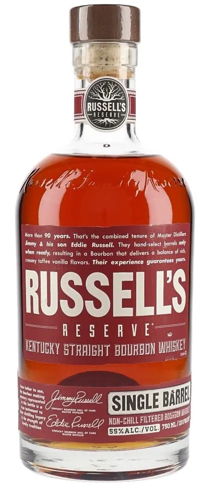 Russell's Reserve Single Barrel 110 Proof Kentucky Bourbon 750Ml 1