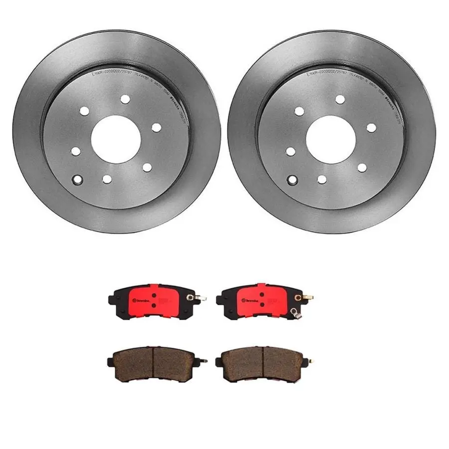 Brembo Kt00832 Front Disc Brake Pad And Rotor Kit 1