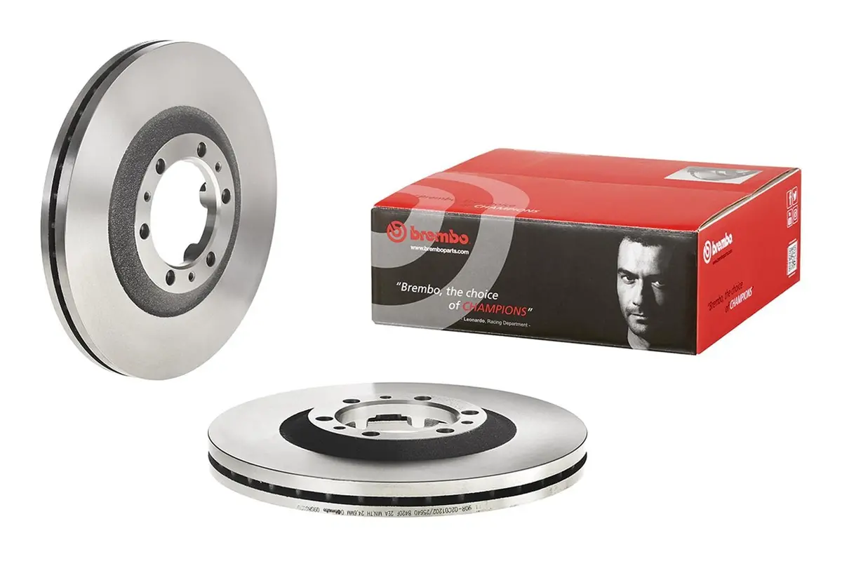 Brembo 09.6866.20 Uv-Coated Brake Rotors – Premium Drilled & Slotted Performance Rotors 1