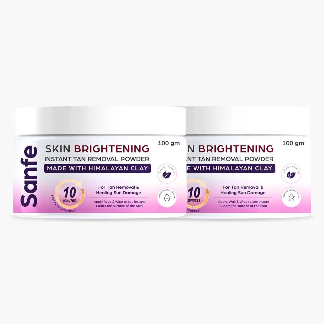 Sanfe Skin Brightening Instant Tan Removal Powder (Pack Of 2) 1