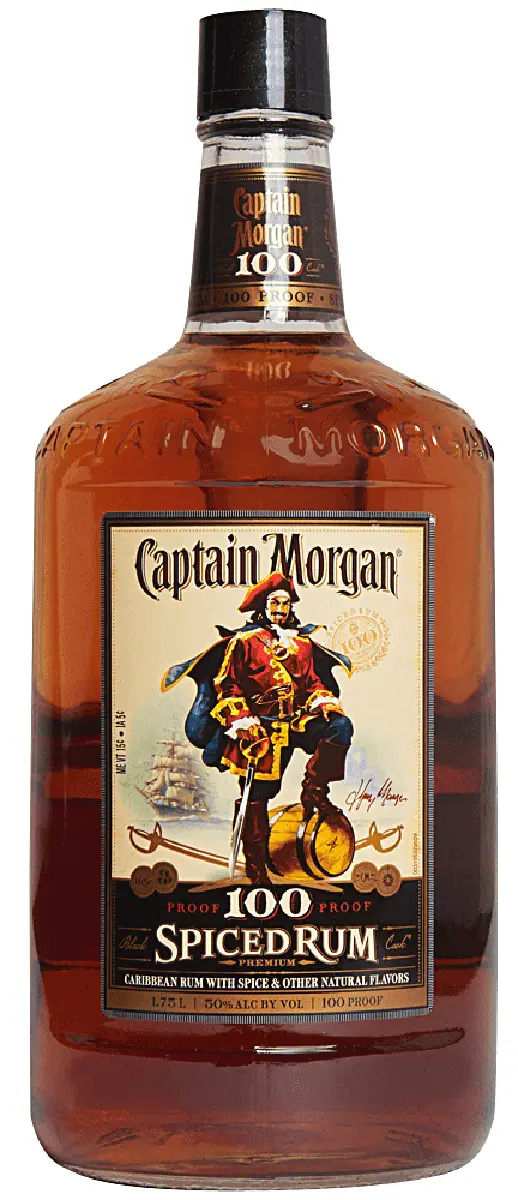 Captain Morgan Spiced Rum 100 Proof 1.75L 1