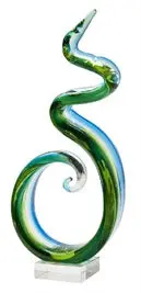 Art Glass Sculpture - Flame 1