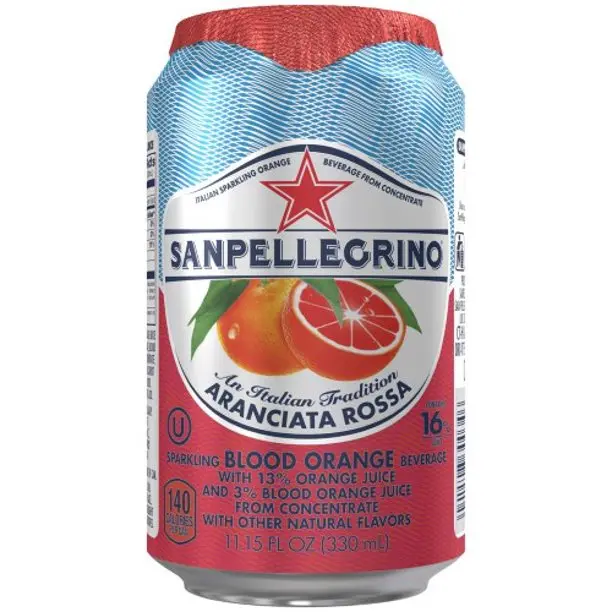 San Pellegrino Aranciata Rossa (Blood Orange) 330Ml 1