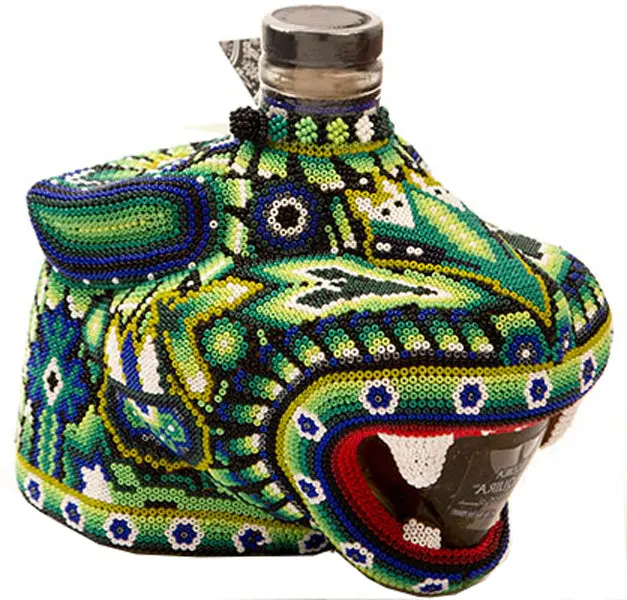 Chaquira Beaded Jaguar Reposado 750Ml 1