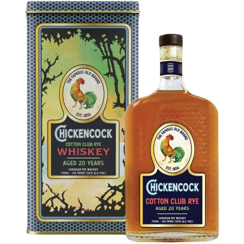 Chicken Cock Cotton Club 20 Year Old Canadian Rye Whiskey 750Ml 1