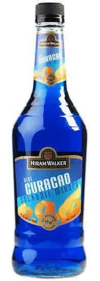 Hiram Walker Blue Curacao 1L 1