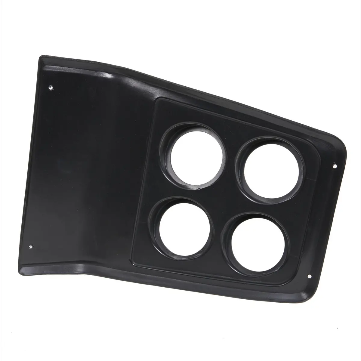 Classic Thunder Road Drilled Dash Gauge Panel – Black Anodized 1