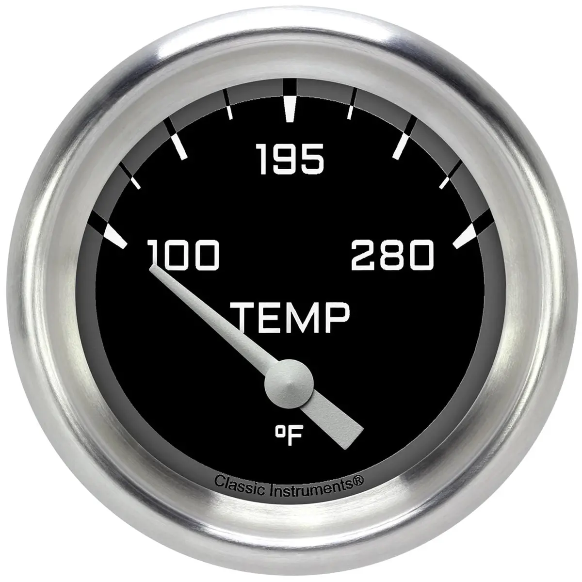 Classic Instruments Auto Cross Gray Gauge Set – Vintage-Inspired, Full-Scale Readings 1