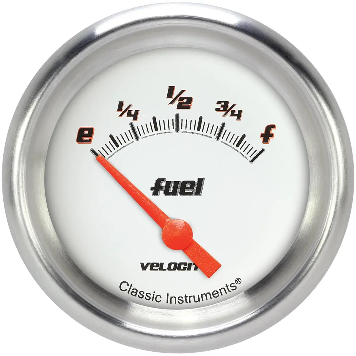 Classic Instruments Vs214Wapf Velocity Series Gauges – White Face With Amber Led Lighting 1