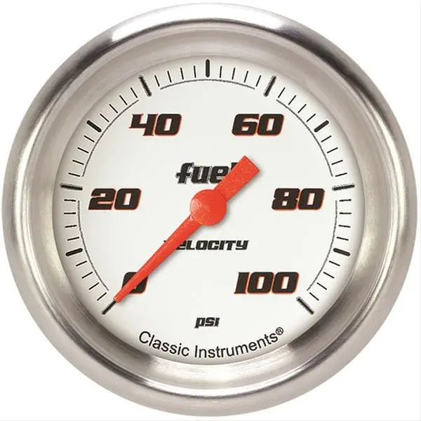 Classic Instruments Velocity Series White-Dial Gauges – Vs346Wapf 1