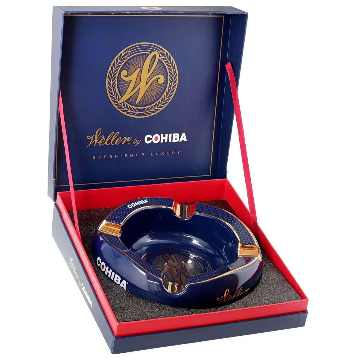 Weller By Cohiba Ashtray Blue 1