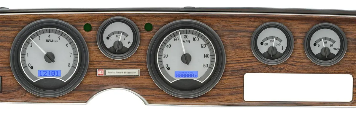 Dakota Digital Vhx-70P-Fir-S-B Analog Gauge Cluster – Direct-Fit For Classic Vehicles 1