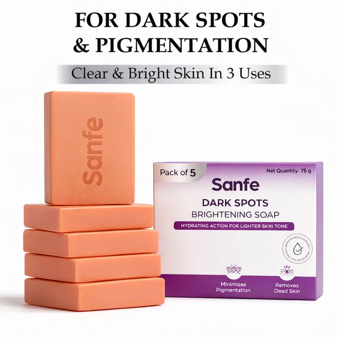 Sanfe Dark Spots Brightening Soap 75G (Pack Of 5) 1