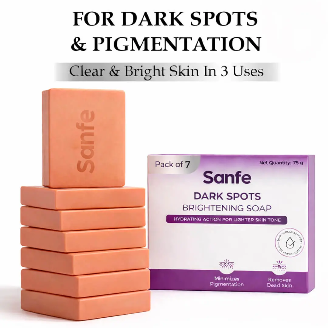 Sanfe Dark Spots Brightening Soap 75G (Pack Of 7) 1