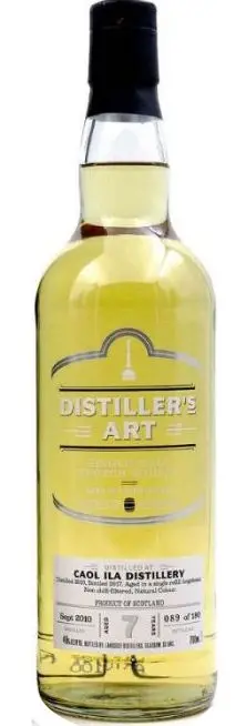 Distiller's Art Caol Ila Single Malt Scotch Whiskey 2010 7 Year Old Single Malt Whisky 750Ml 1