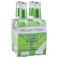 Fever-Tree Sparkling Lime & Yuzu 4Pk Btls 1