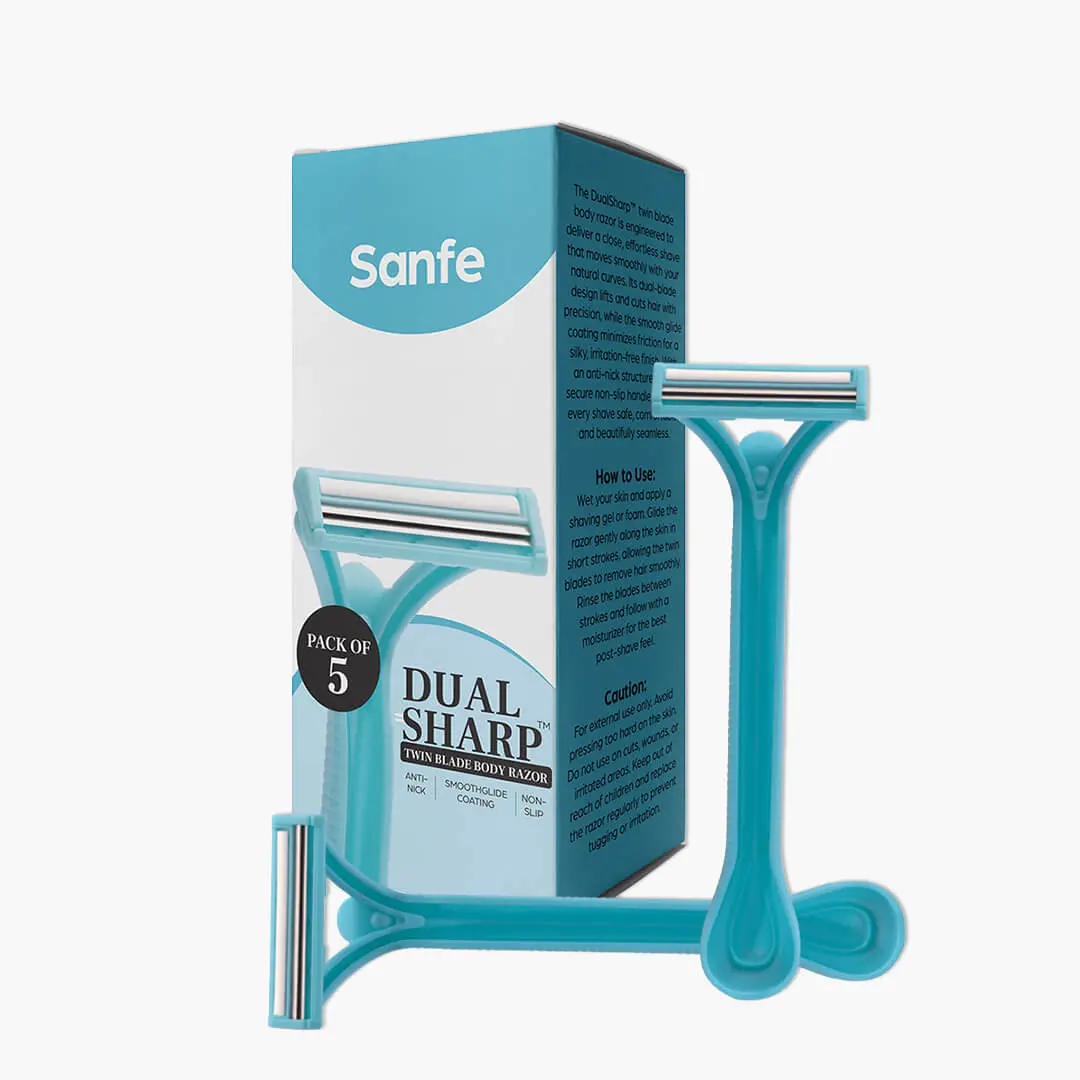 Sanfe Dual Sharp Twin Blade Body Razors 1