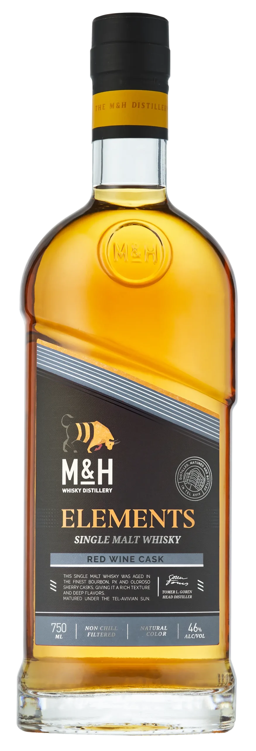 Milk & Honey Elements Red Wine Cask Israel Single Malt Whisky 750Ml 1