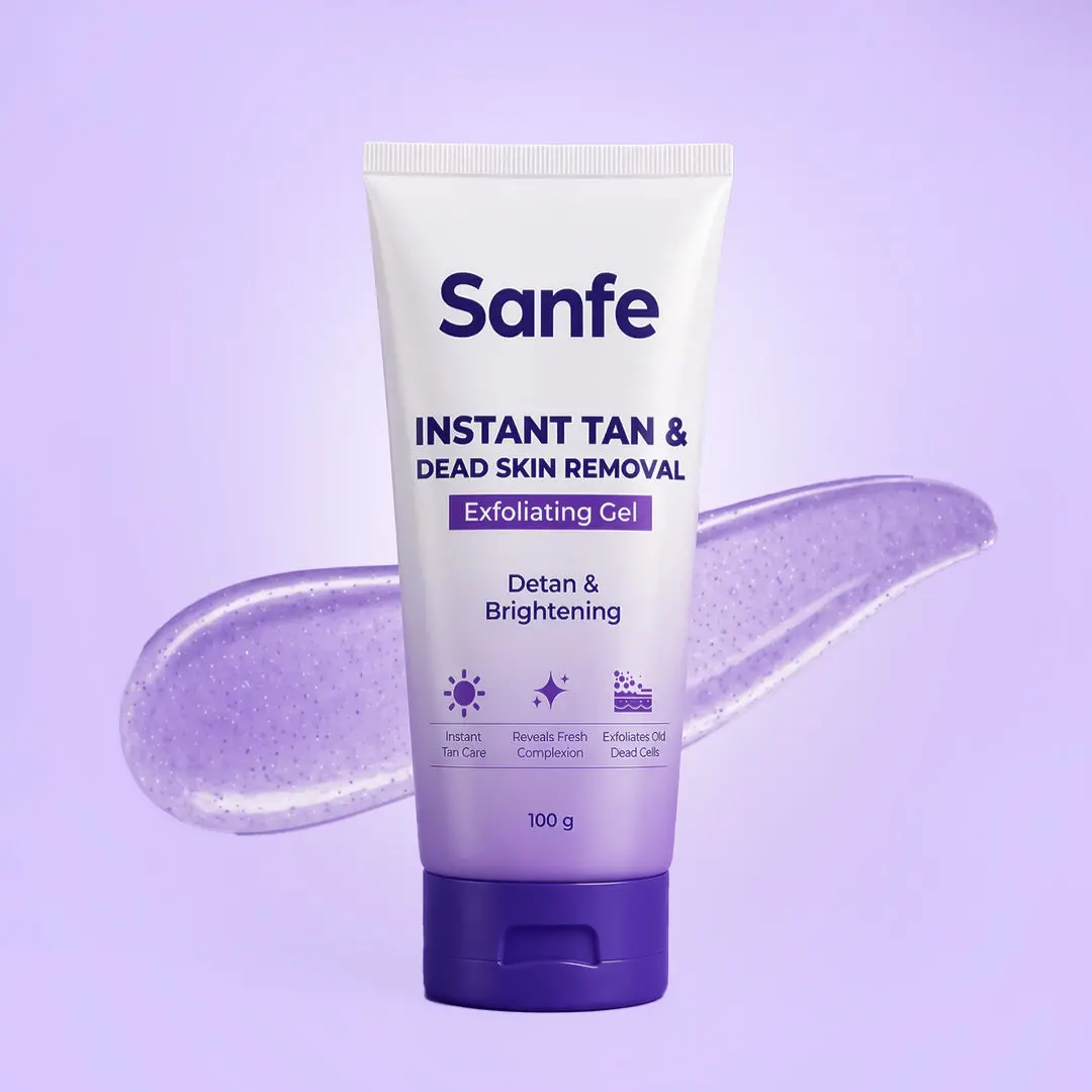 Sanfe Instant Tan & Dead Skin Removal Exfoliating Gel 1