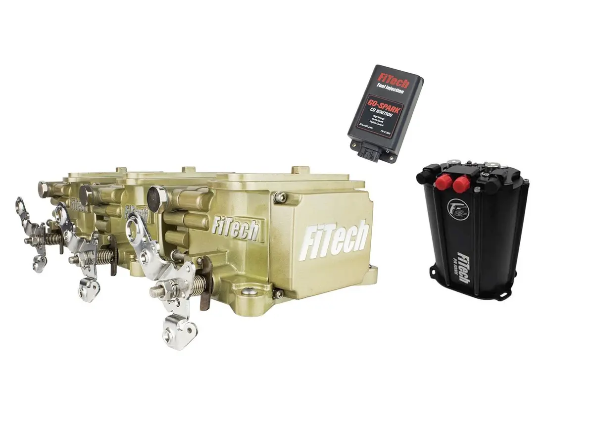 Fitech 93550 Go Efi 3X2 Tri-Power Fuel Injection System – 600 Hp Master Kit 1