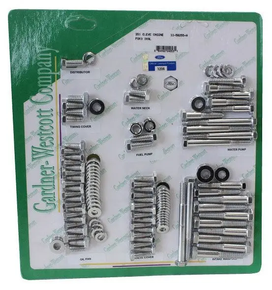Chrome Engine Dress-Up Kit – Hex-Style Valve Covers And Accents 1