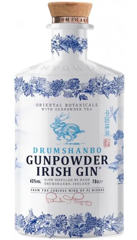 Drumshanbo Gunpowder Irish Gin Ceramic 750Ml 1